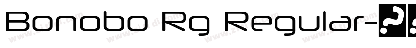 Bonobo Rg Regular字体转换